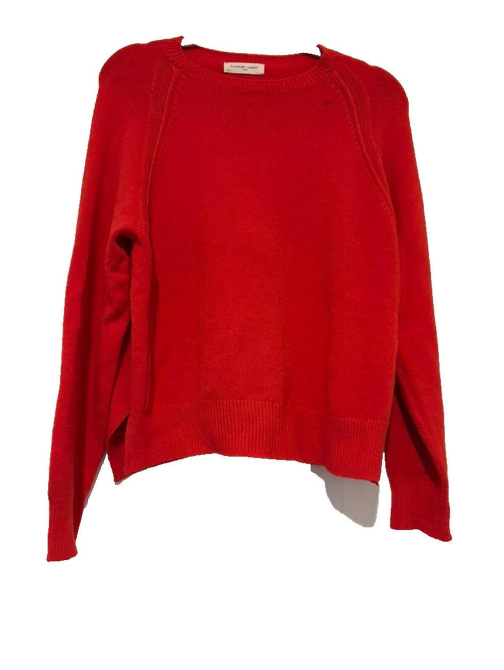 Alexandre Laurent made in Italy sz M orange/red sweater classy old money FF